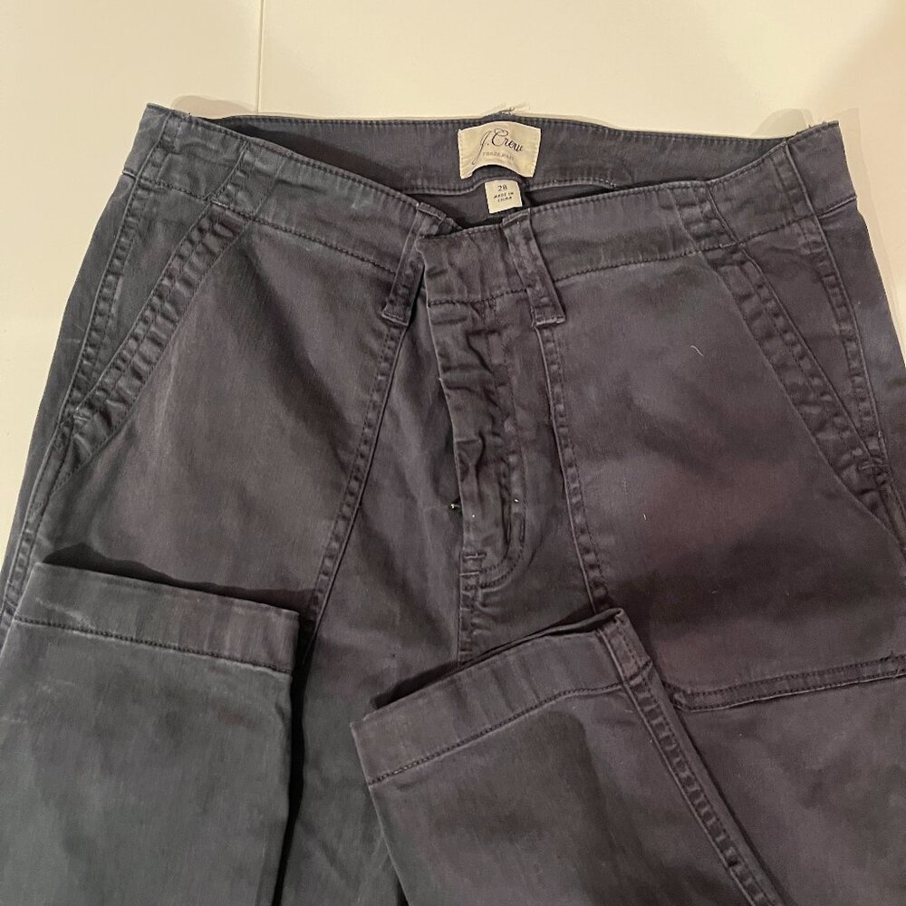 J Crew Navy Pants Size 28  Classic Work Career Casual (Gently Used) 💗‎